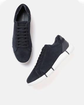 u adacter leather lace-up sneakers