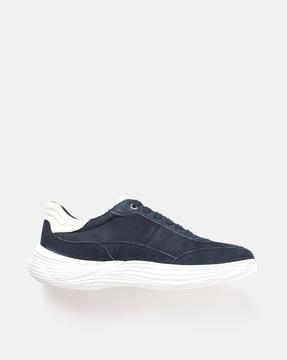 u fluctis leather lace-up sneakers