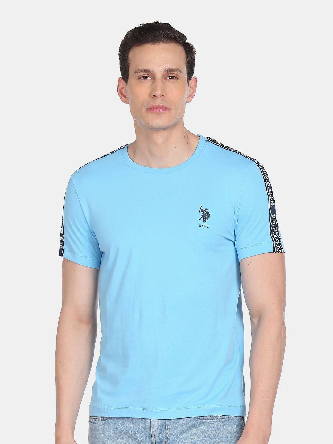 u s polo assn men blue t-shirt