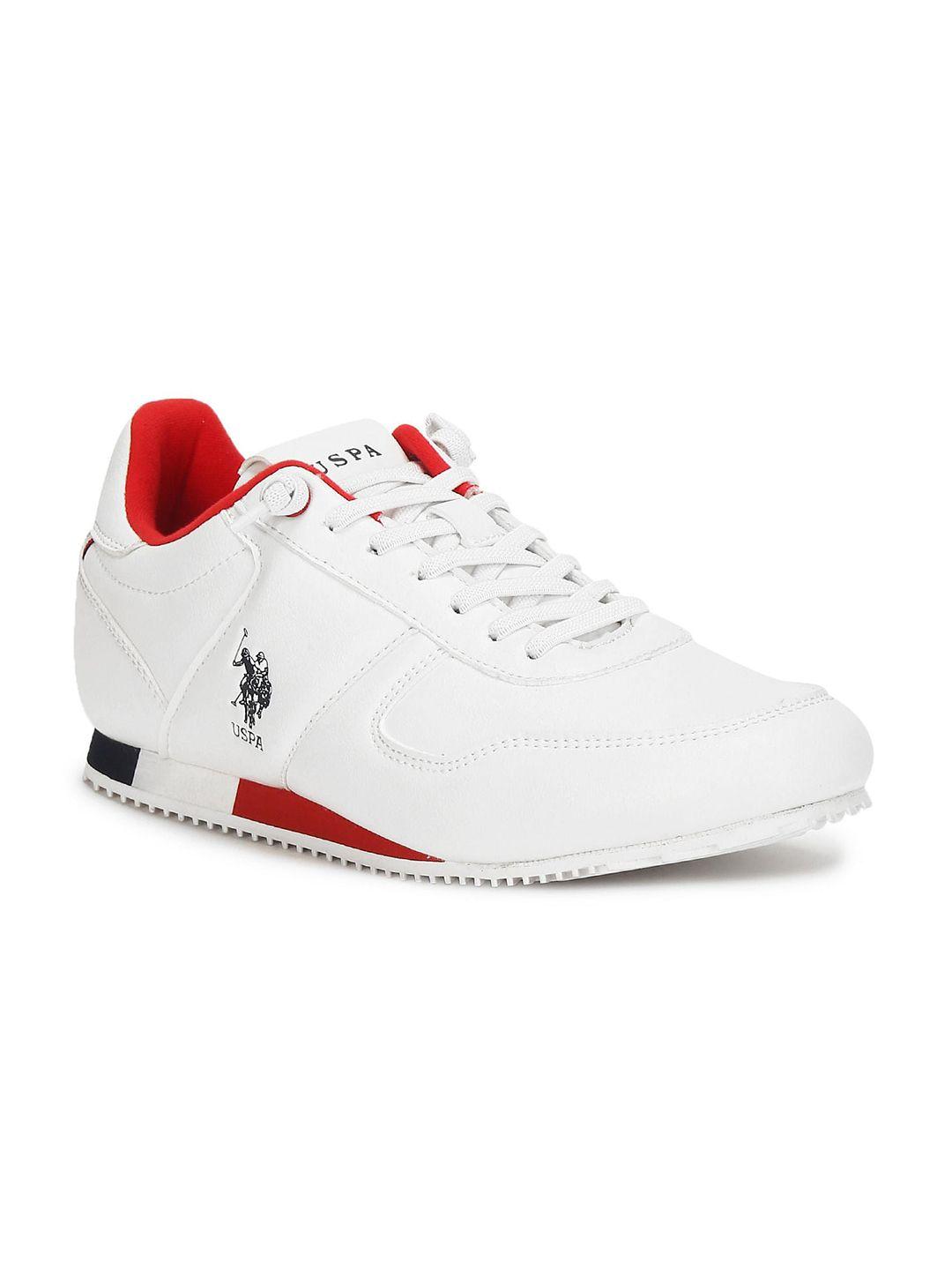 u s polo assn men off white sneakers