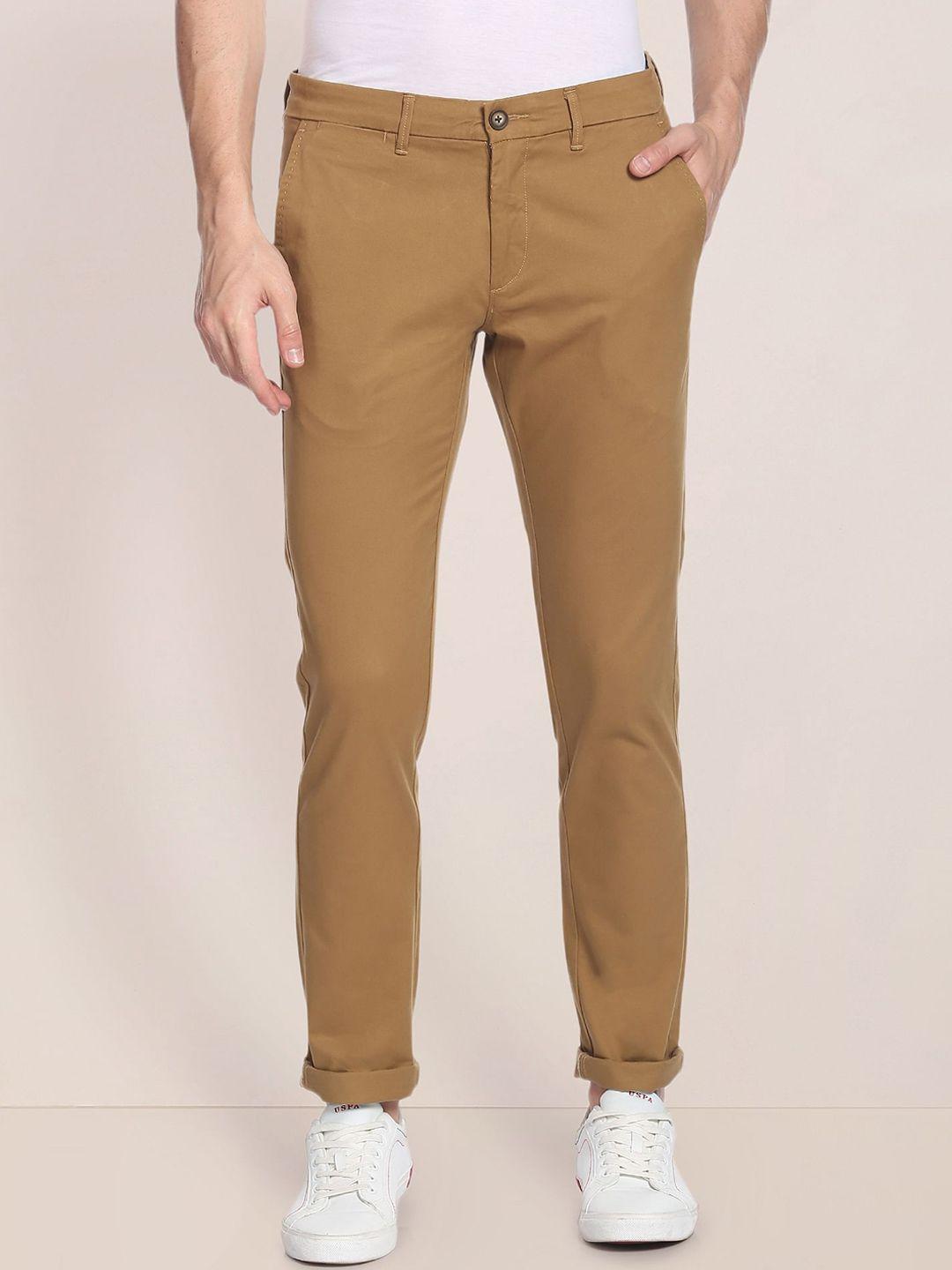 u s polo assn men yellow chinos trousers