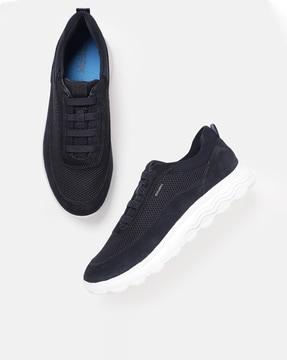 u spherica leather slip-on sneakers