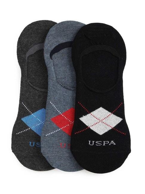 u.s. polo assn. assorted socks - pack of 3
