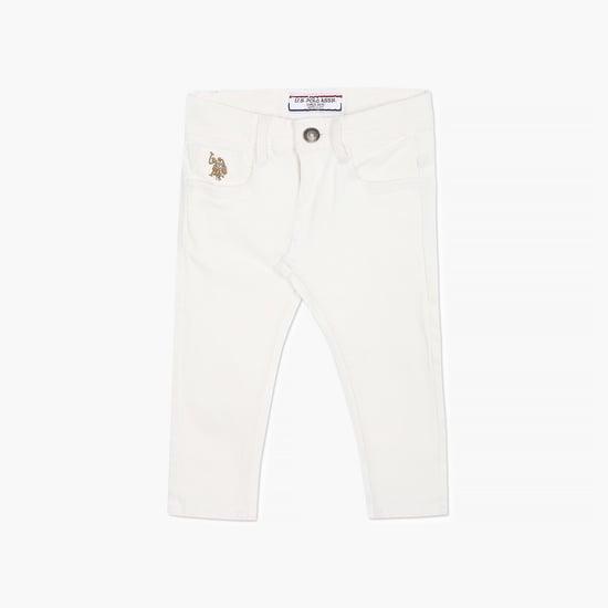 u.s. polo assn. boys solid mid-rise jeans