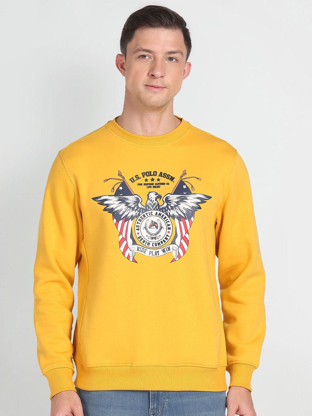 u.s. polo assn. denim co. graphic printed pullover