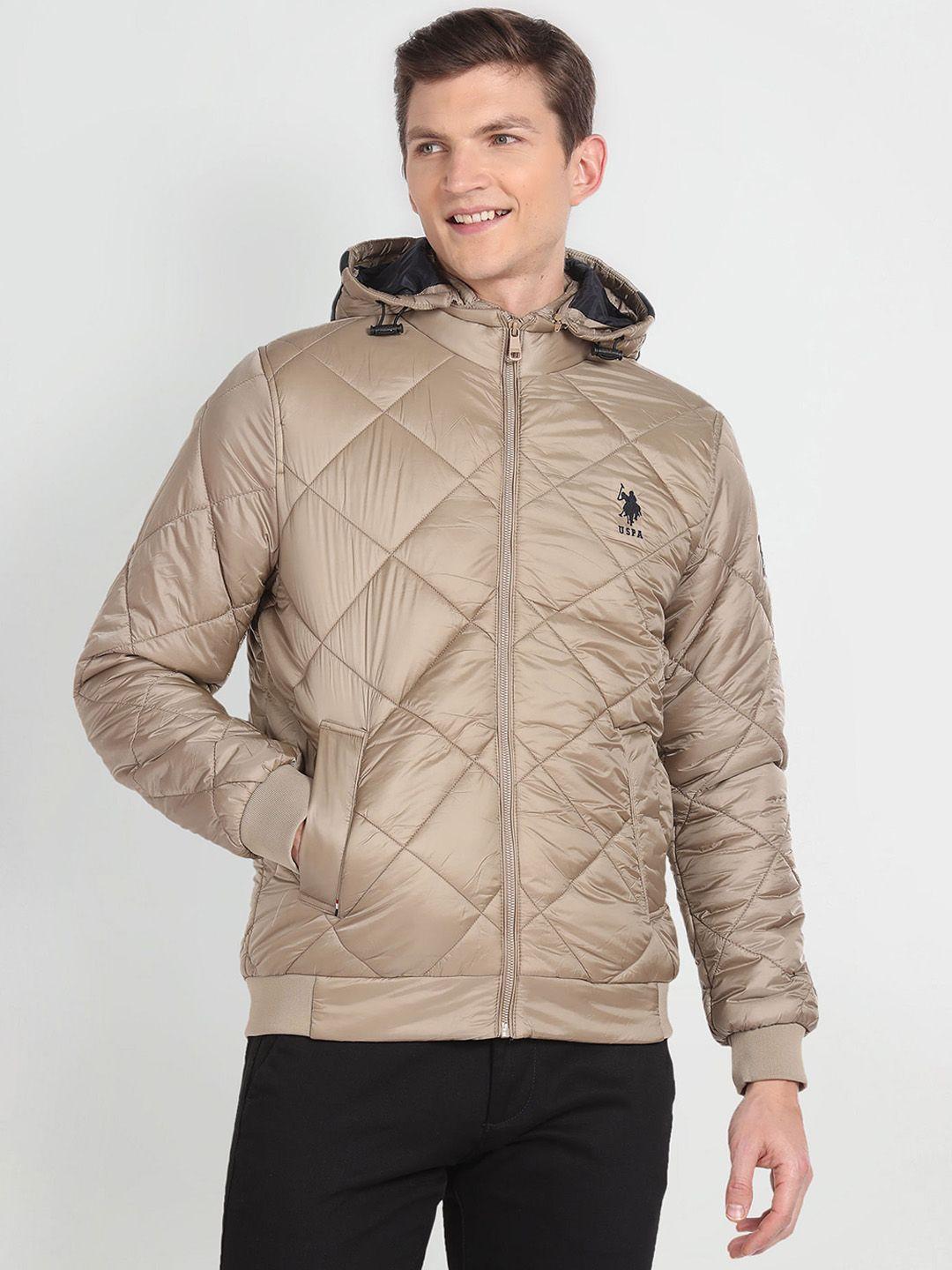 u.s. polo assn. denim co. hooded quilted jacket