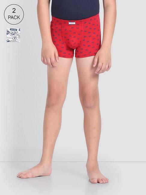 u.s. polo assn. kids assorted printed trunks (pack of 2)