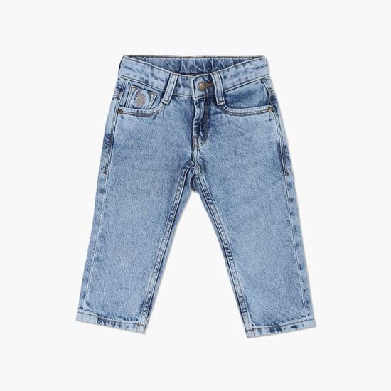 u.s. polo assn. kids boys light-wash slim-fit jeans