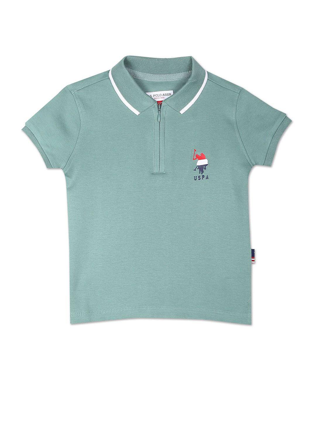 u.s. polo assn. kids boys polo collar pure cotton t-shirt