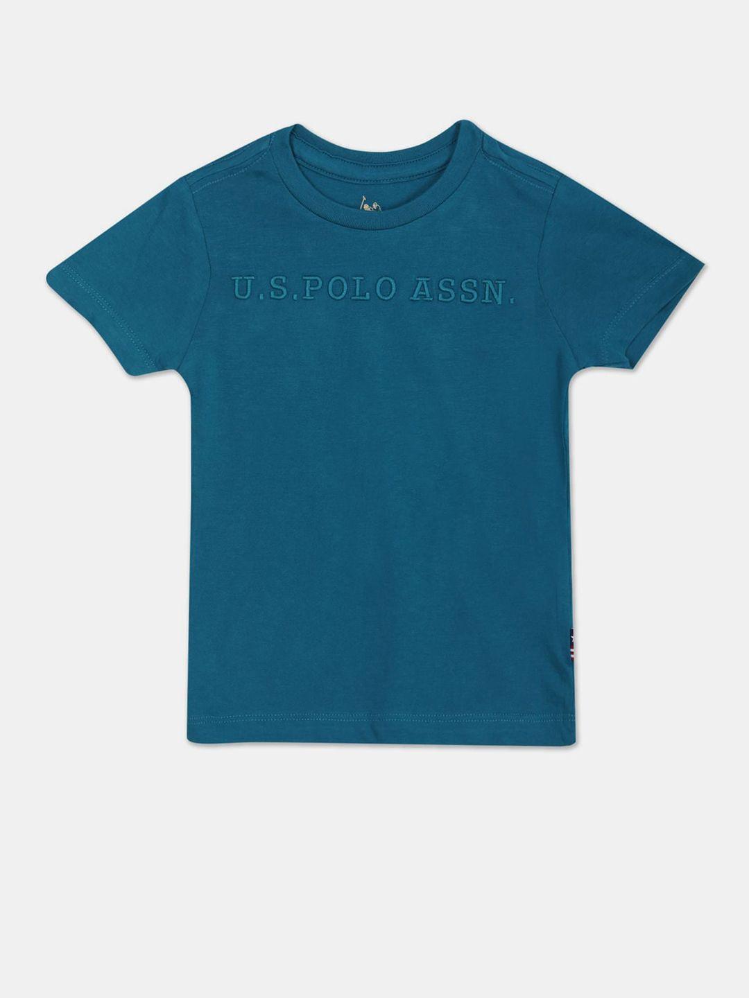 u.s. polo assn. kids boys typography cotton t-shirt
