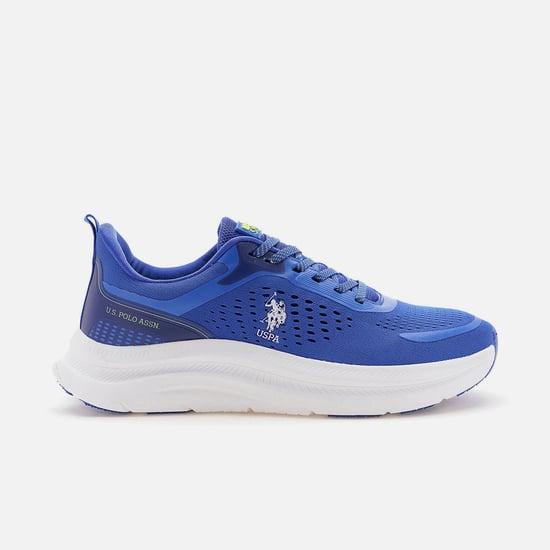 u.s. polo assn. men knitted lace-up running shoes