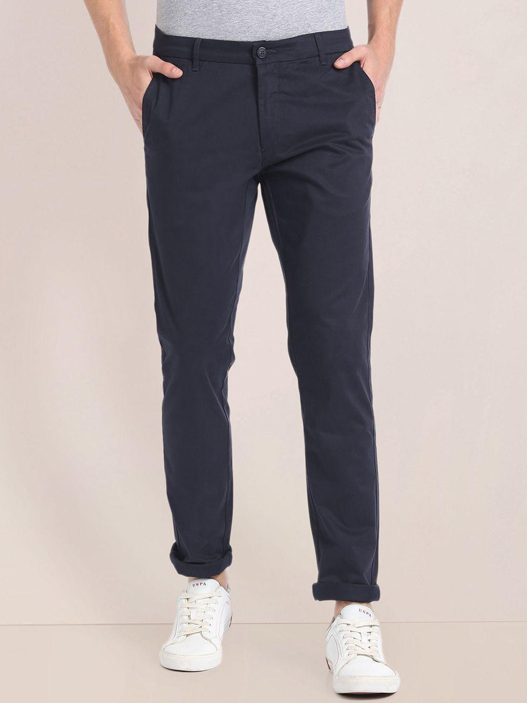 u.s. polo assn. men mid-rise chinos trousers