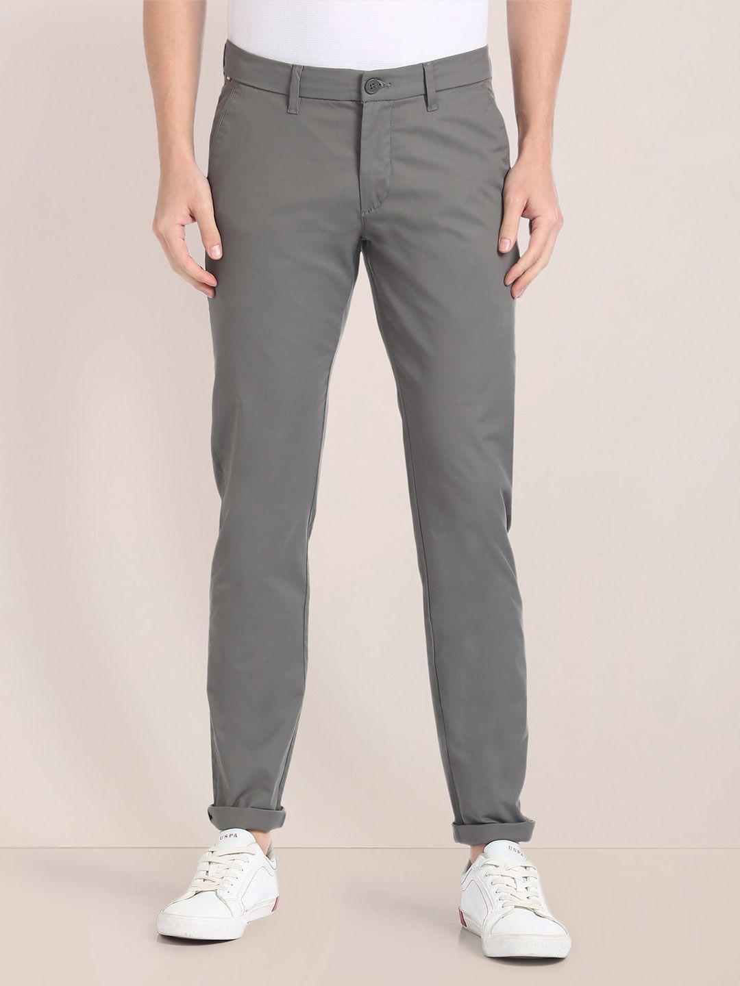 u.s. polo assn. men mid-rise chinos trousers