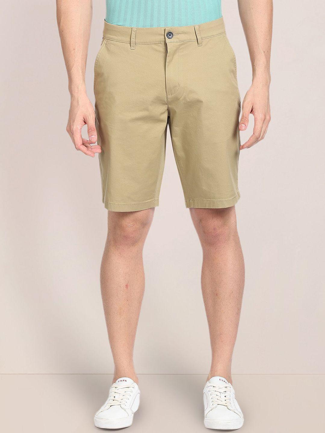 u.s. polo assn. men mid-rise slim fit chino shorts