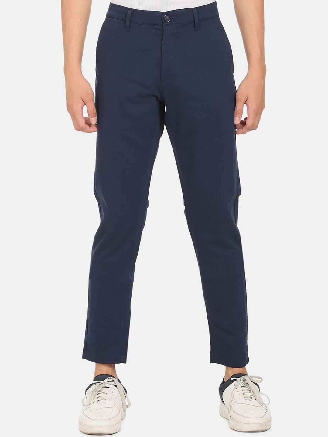 u.s. polo assn. men navy blue trousers