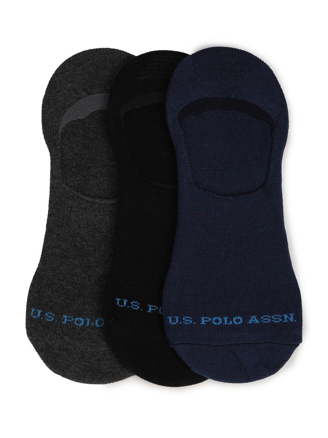 u.s. polo assn. men pack of 3 no show socks