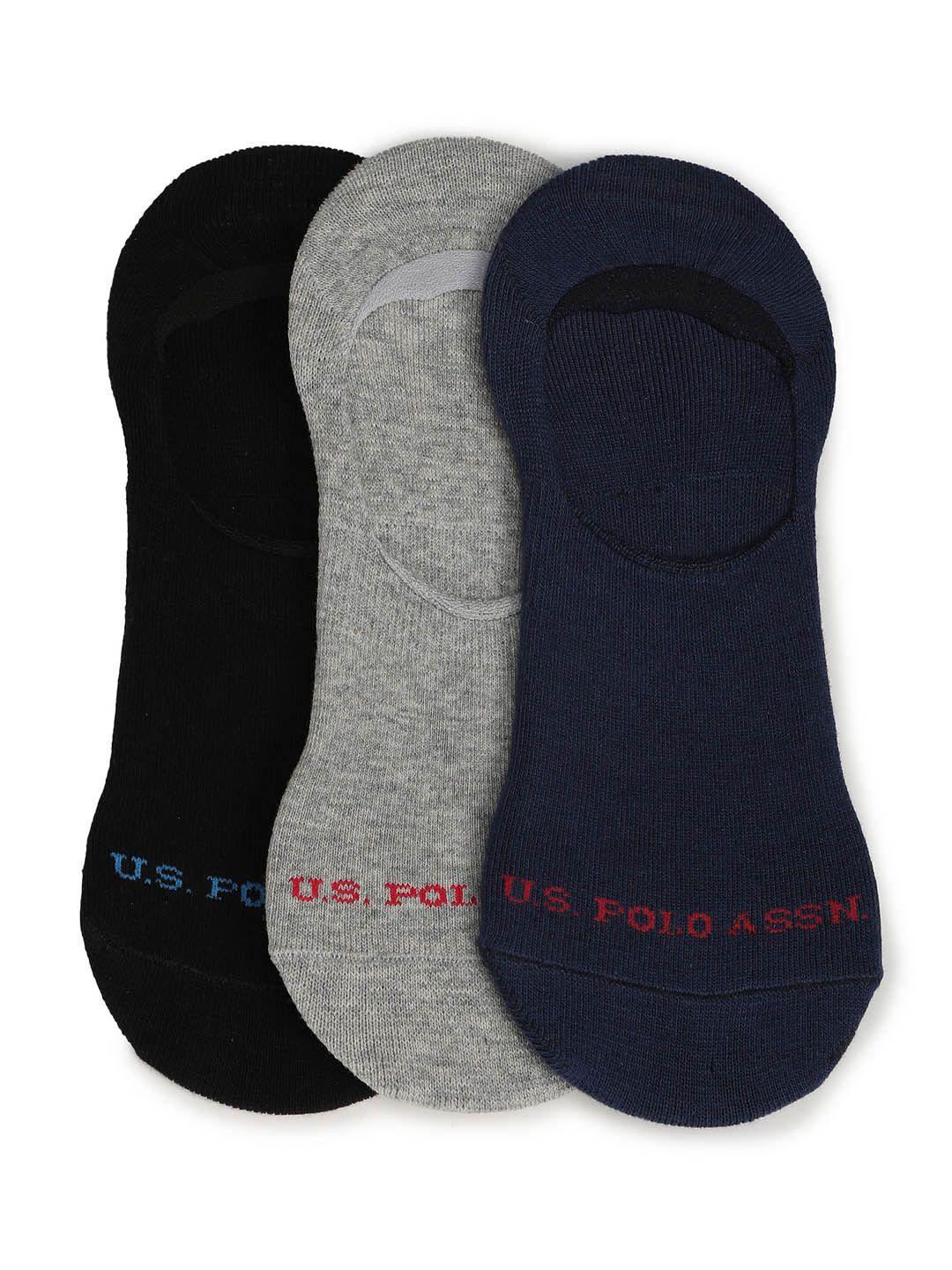 u.s. polo assn. men pack of 3 no show socks