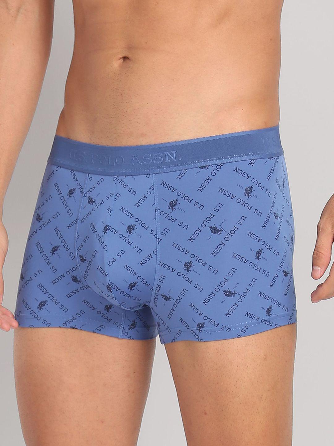 u.s. polo assn. men printed stretchable trunk