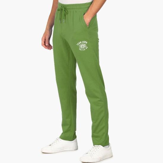 u.s. polo assn. men solid iyao comfort fit track pants