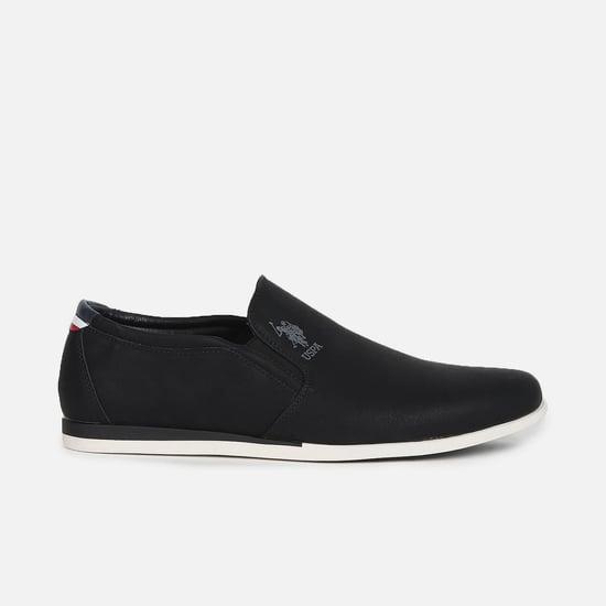 u.s. polo assn. men solid slip-on casual shoes