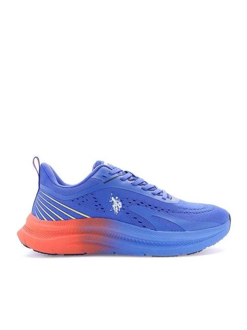 u.s. polo assn. men's blue running shoes