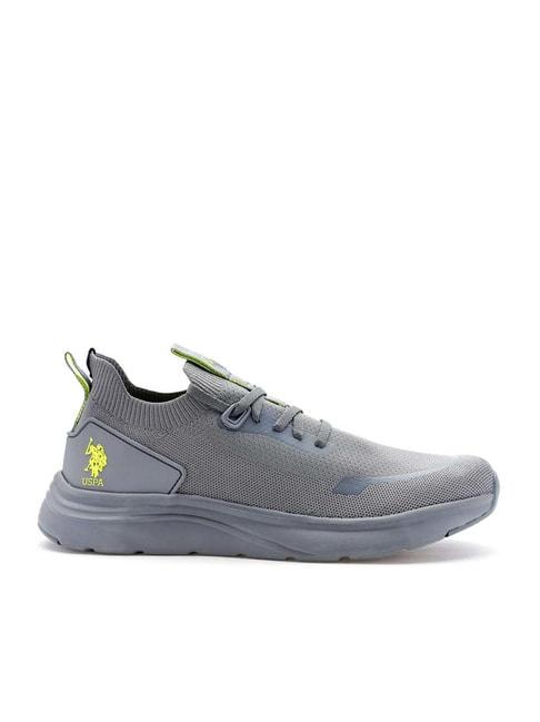 u.s. polo assn. men's oxley 3.0 grey running shoes