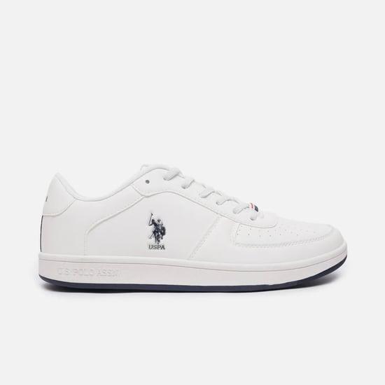 u.s. polo assn. perforated casual lace-up shoes