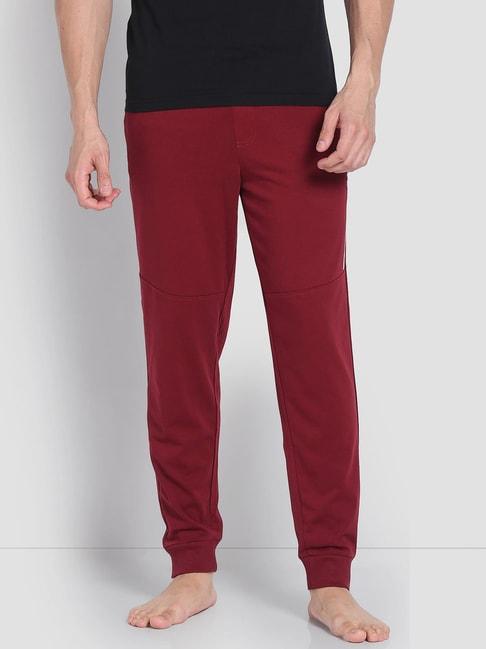 u.s. polo assn. red cotton regular fit lounge pants