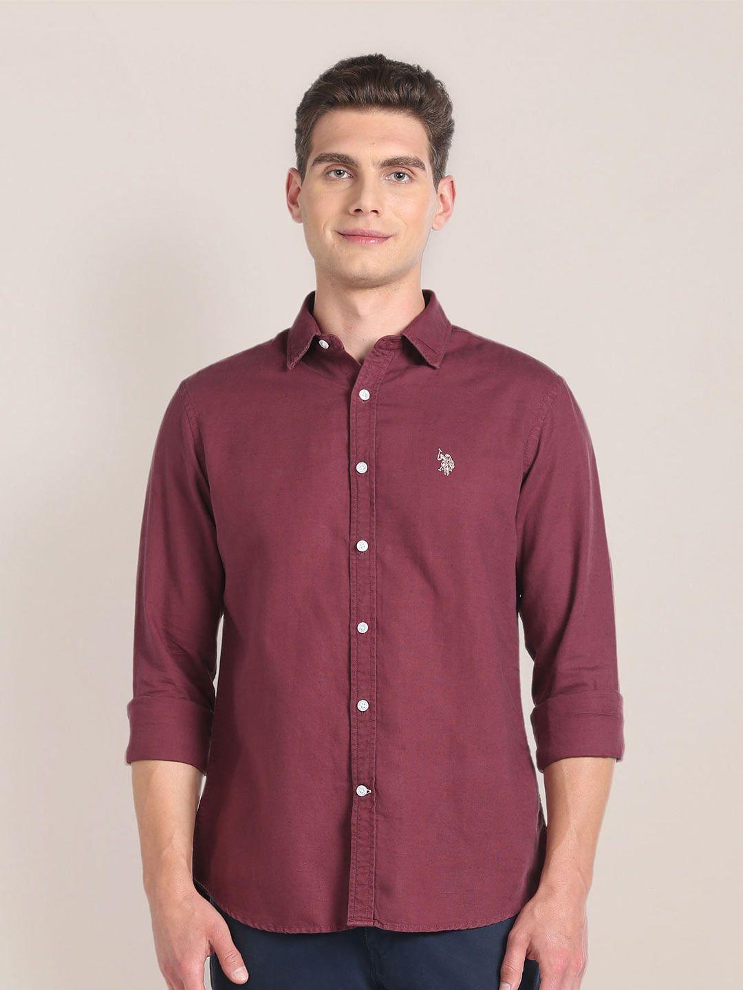 u.s. polo assn. tailored fit casual shirt