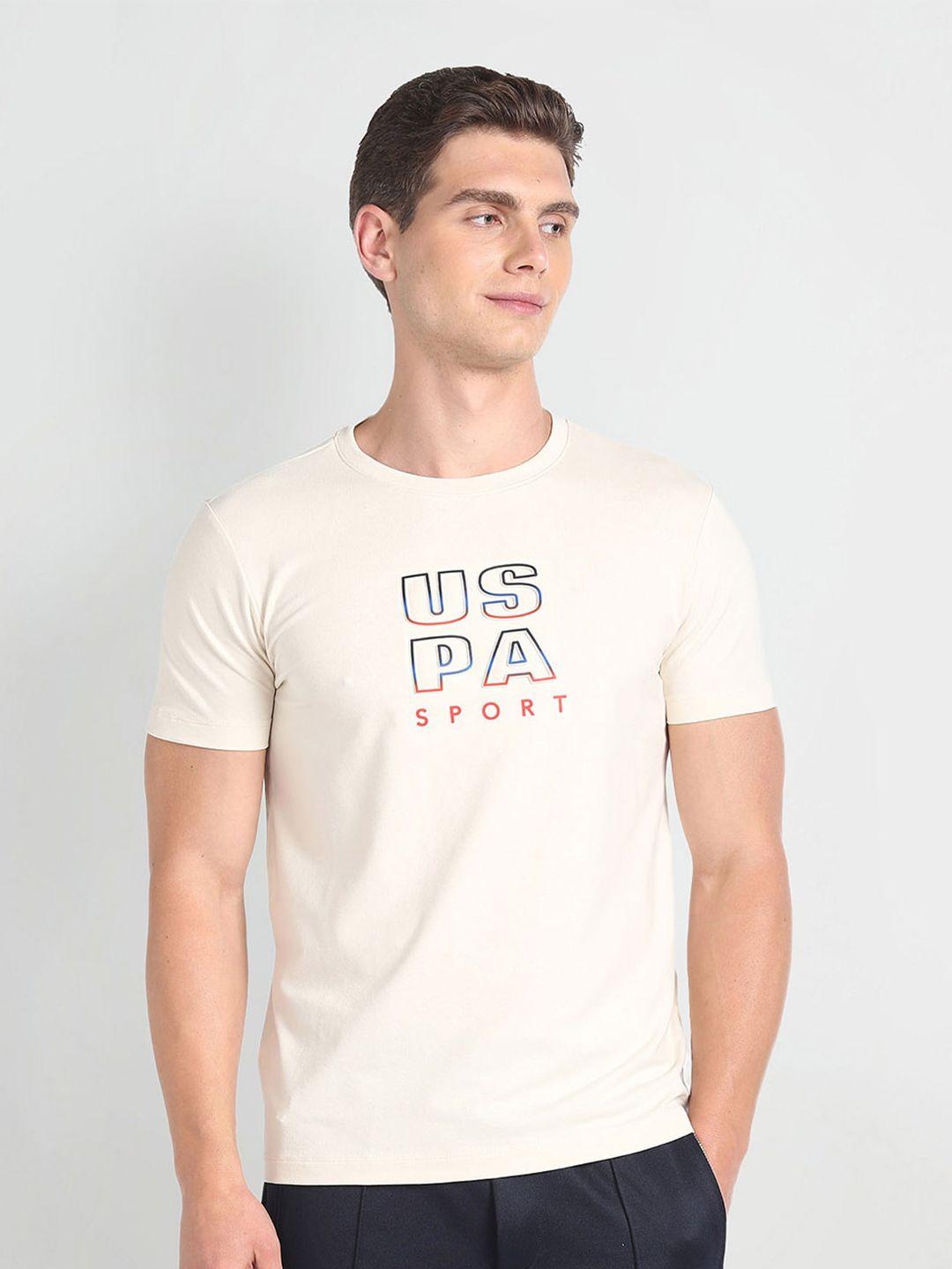 u.s. polo assn. typography printed slim fit t-shirt