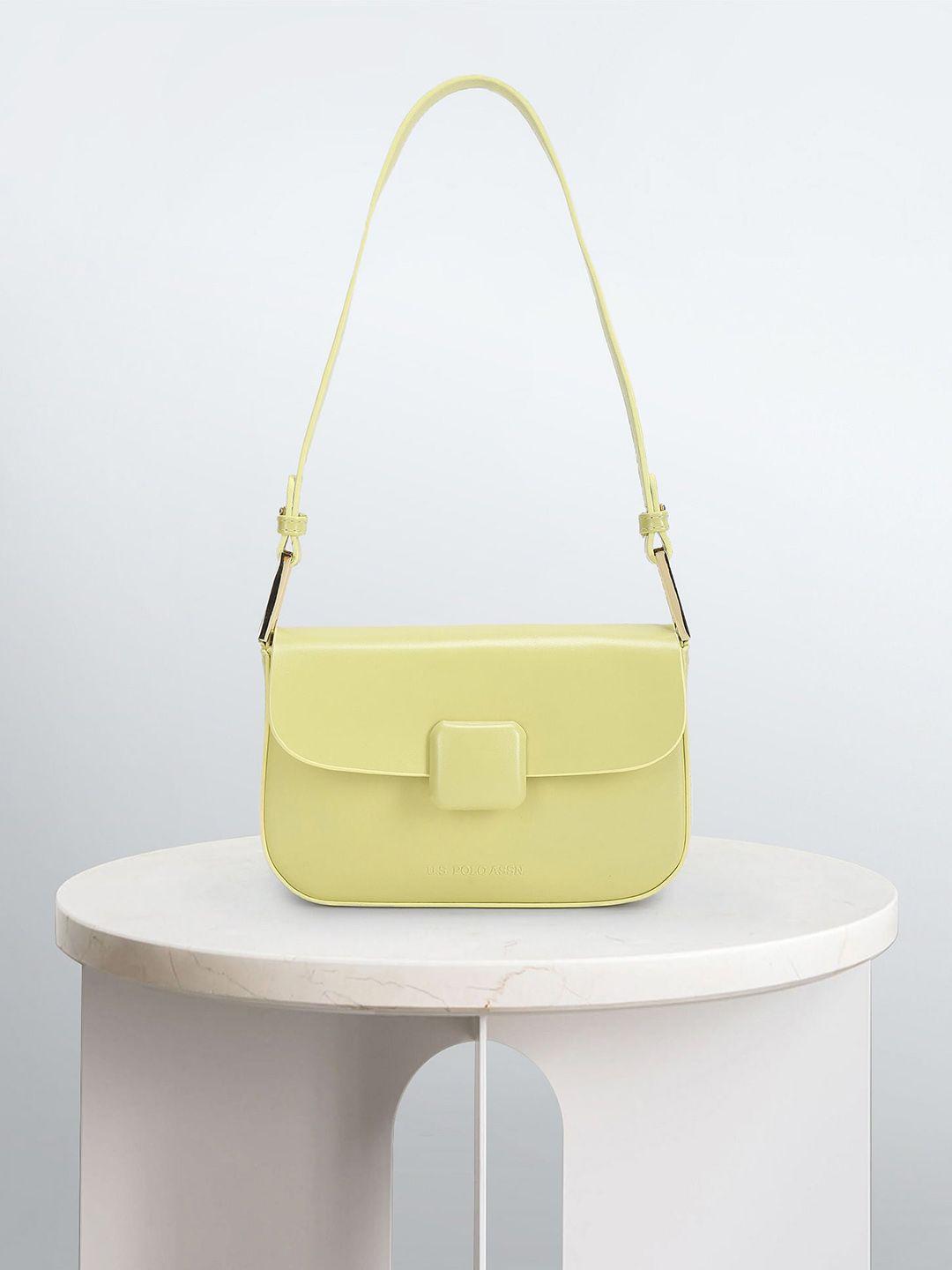 u.s.-polo-assn.-women-yellow-pu-sling-bag