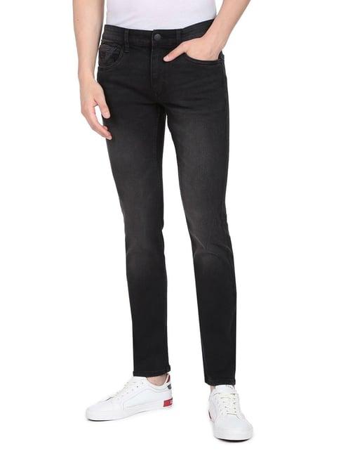 u.s. polo assn. black cotton slim fit jeans