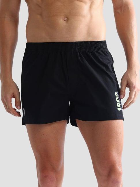 u.s. polo assn. black regular fit boxers