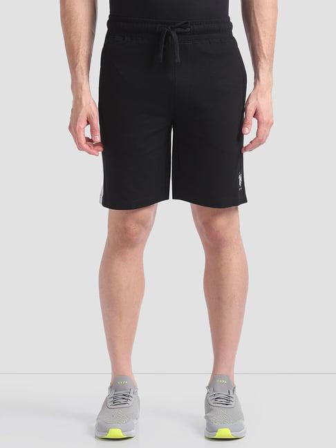 u.s. polo assn. black relaxed fit shorts