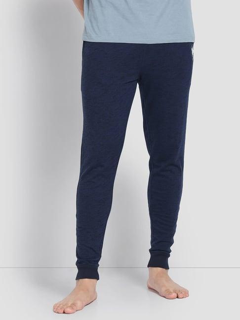 u.s. polo assn. blue cotton regular fit lounge pants