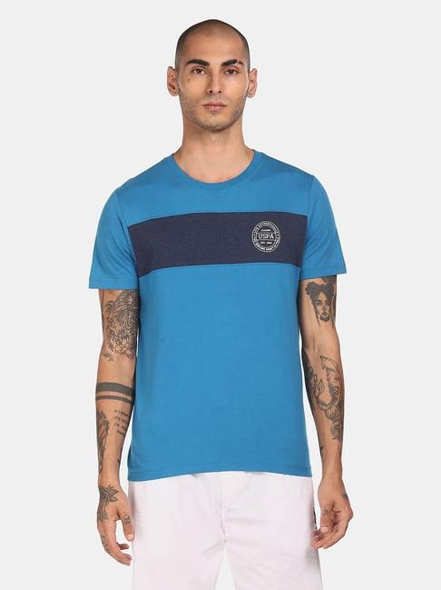 u.s. polo assn. blue crew t-shirt