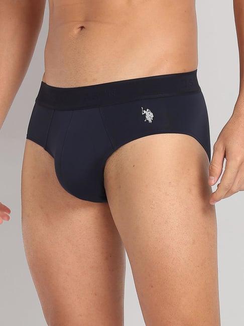 u.s. polo assn. blue regular fit briefs