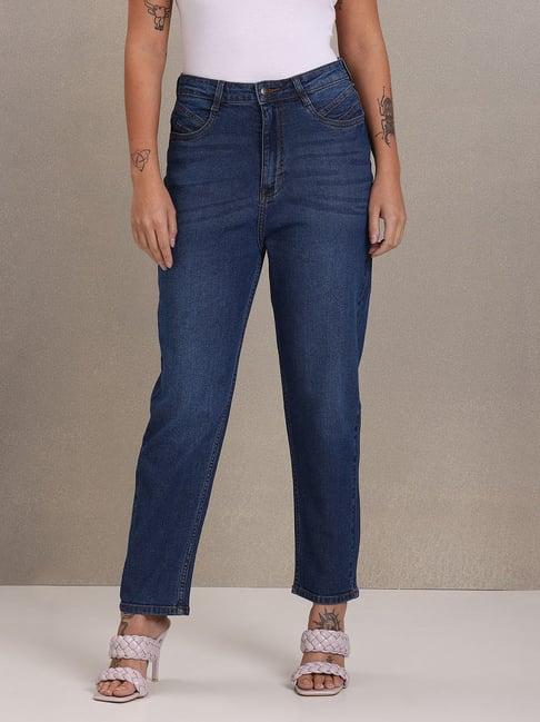 u.s. polo assn. blue regular fit mid rise jeans