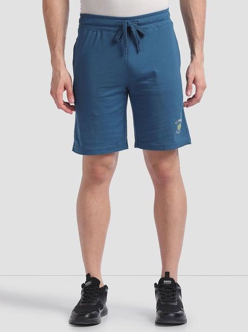 u.s. polo assn. blue regular fit shorts