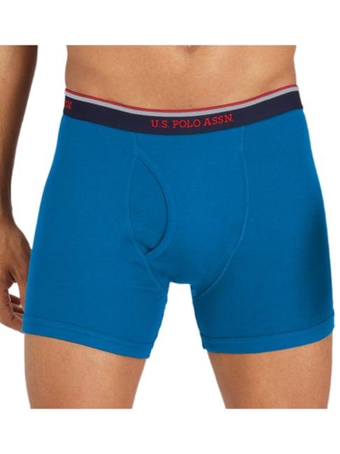 u.s. polo assn. blue regular fit trunks