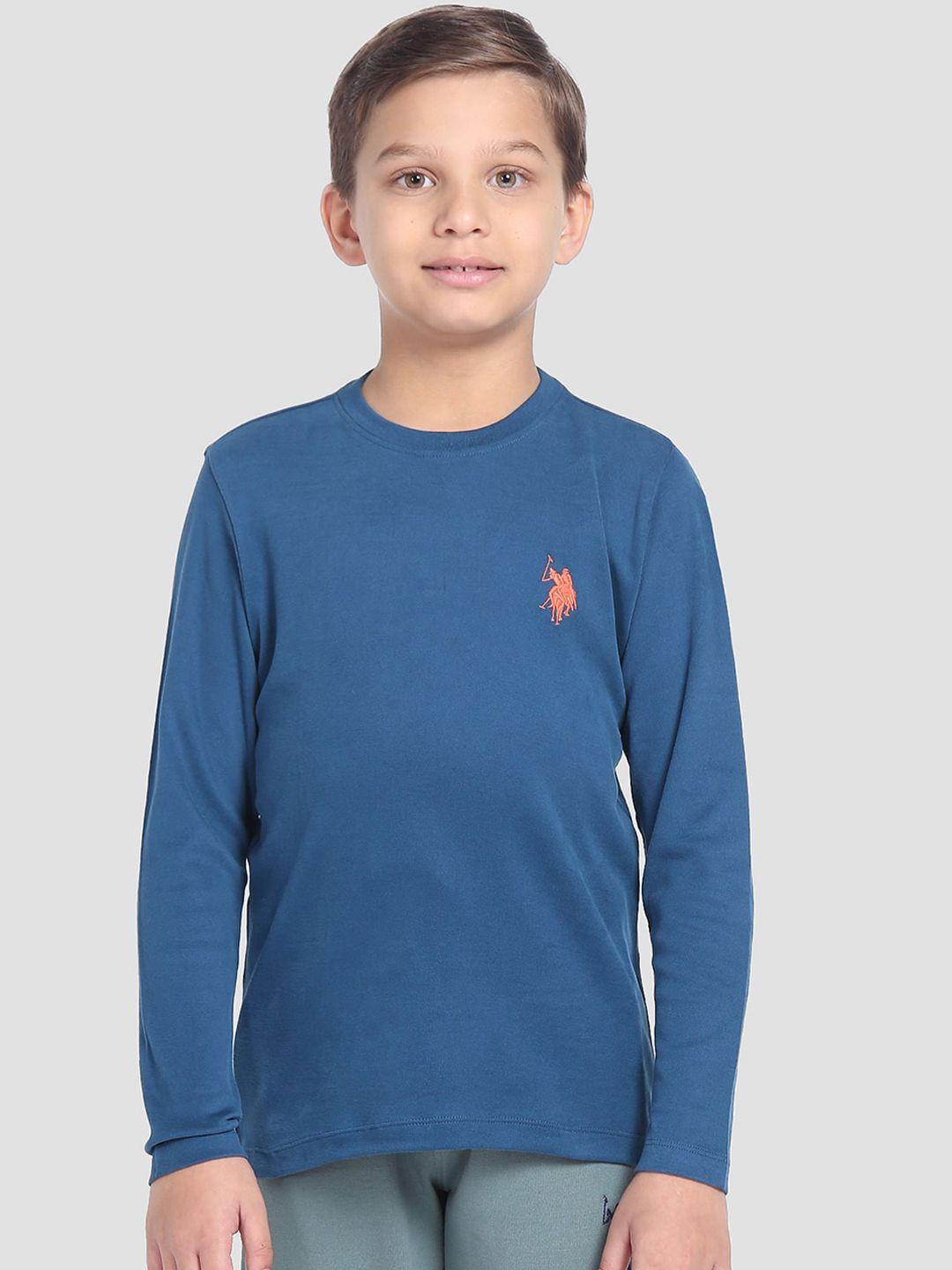 u.s. polo assn. boys pure cotton lounge t-shirt