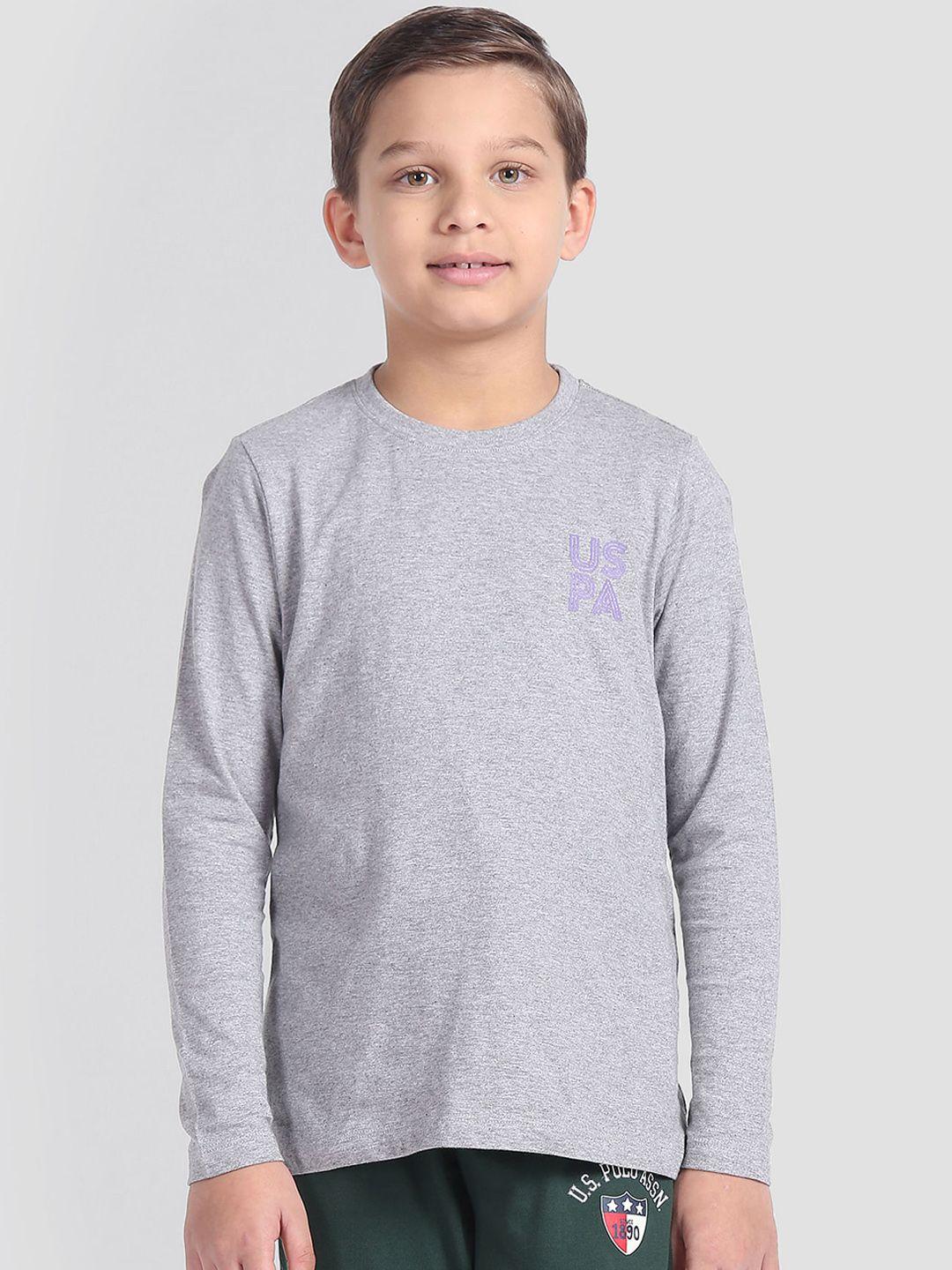 u.s. polo assn. boys pure cotton lounge t-shirt