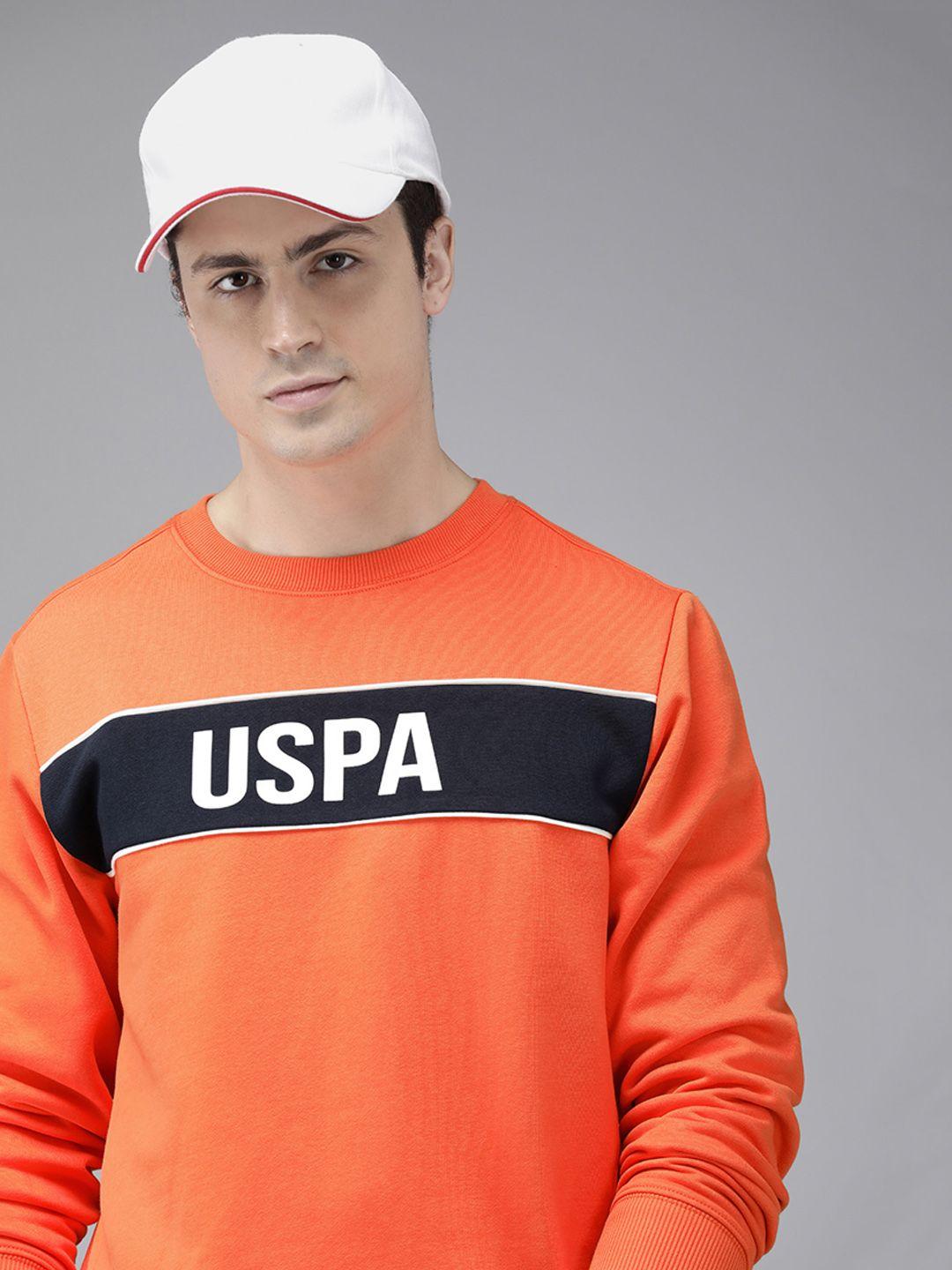 u.s. polo assn. brand logo printed sweatshirt