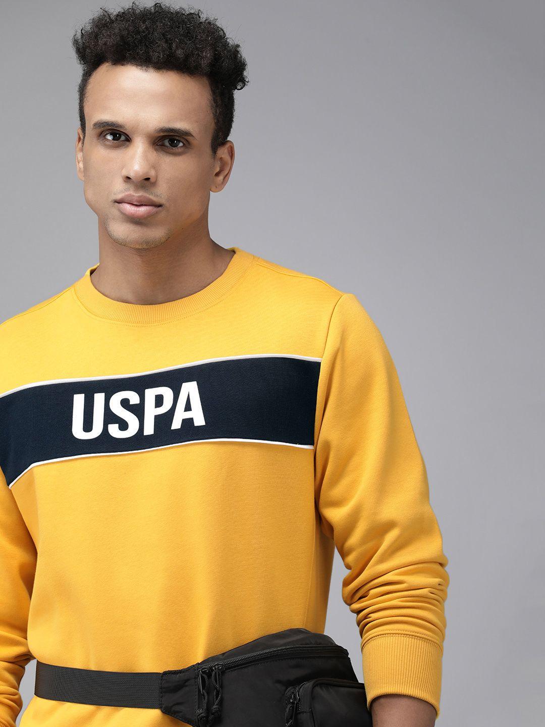 u.s. polo assn. brand logo printed sweatshirt