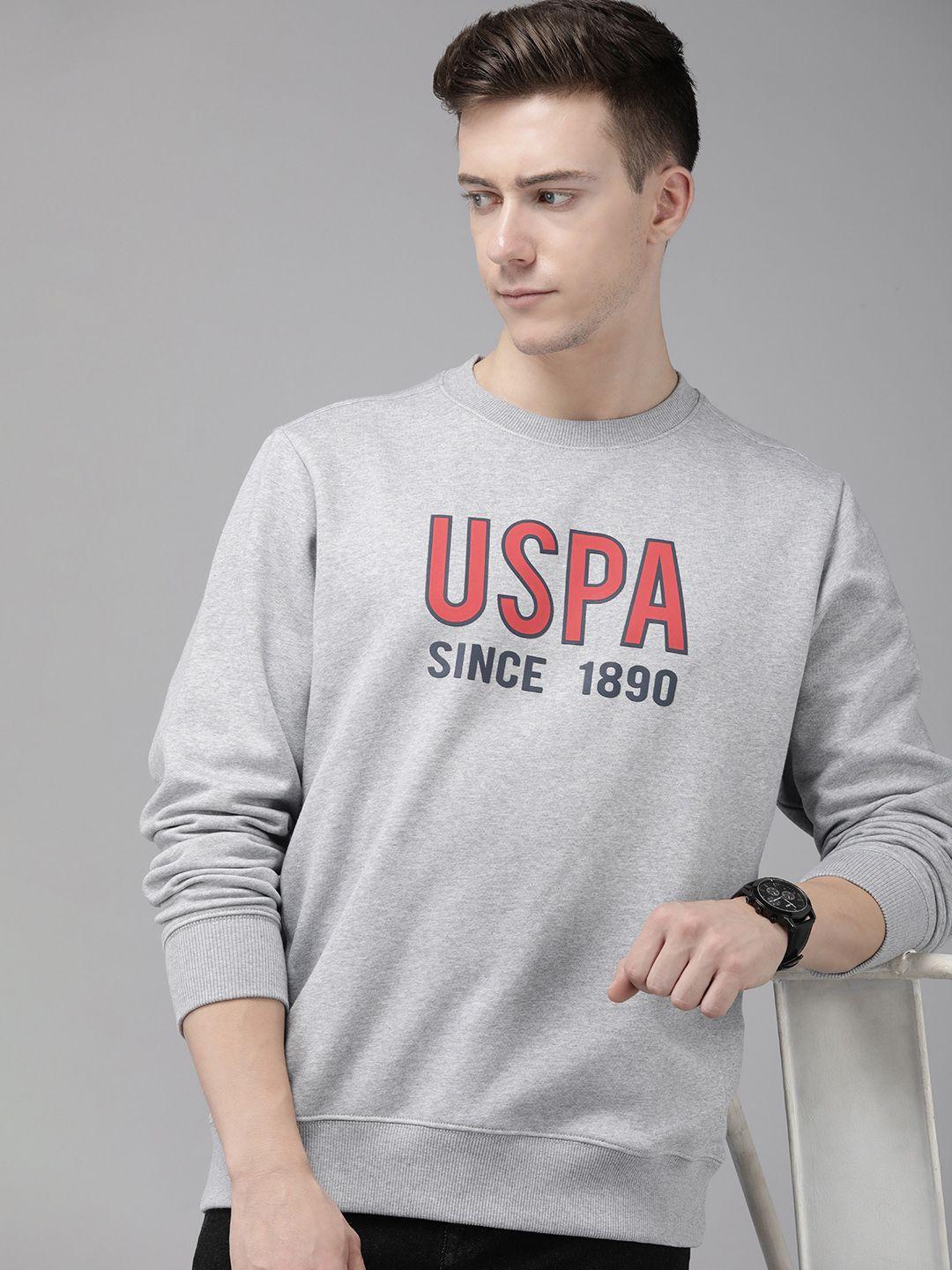 u.s. polo assn. brand logo printed sweatshirt