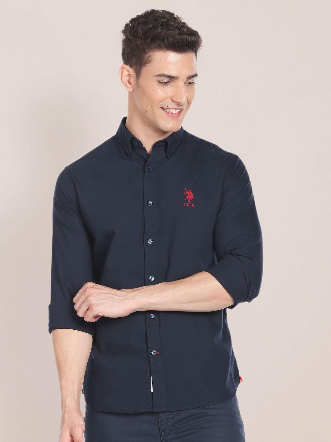 u.s. polo assn. button-down collar pure cotton shirt