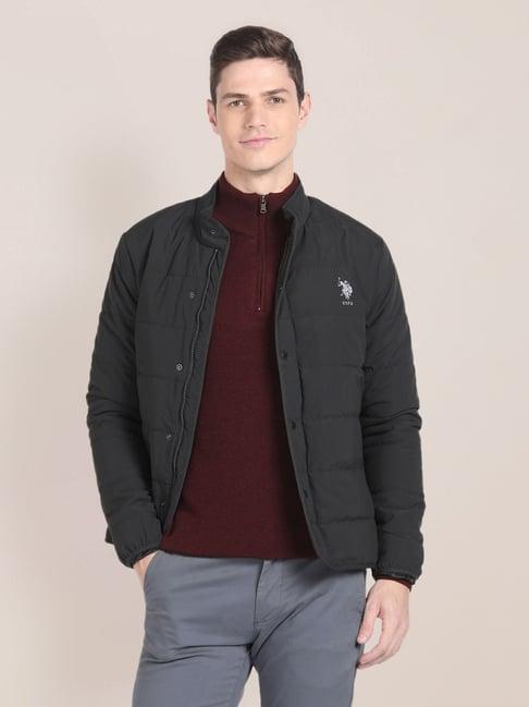 u.s. polo assn. charcoal regular fit jacket