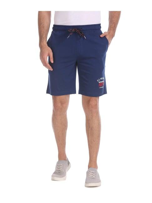 u.s. polo assn. dark blue regular fit shorts