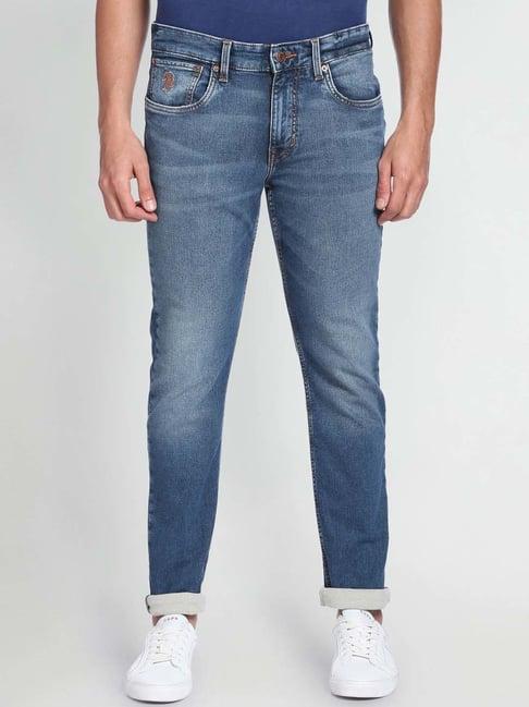 u.s. polo assn. denim blue fitted jeans