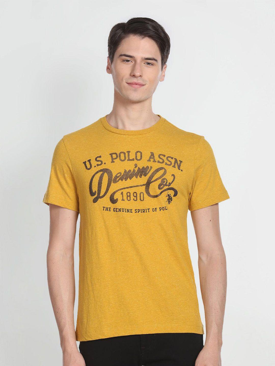 u.s. polo assn. denim co. brand logo printed cotton t-shirt
